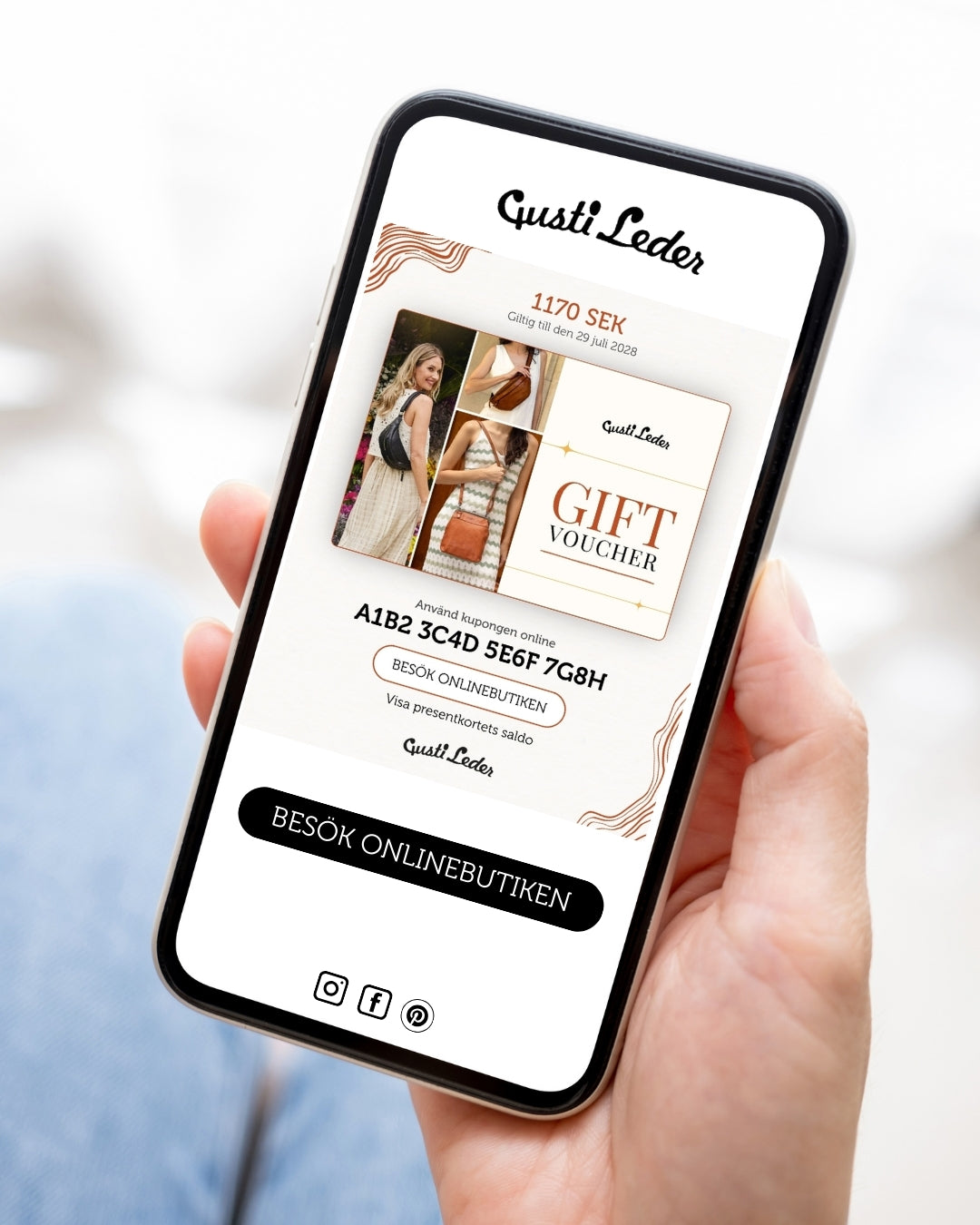 Voucher by email: SE 